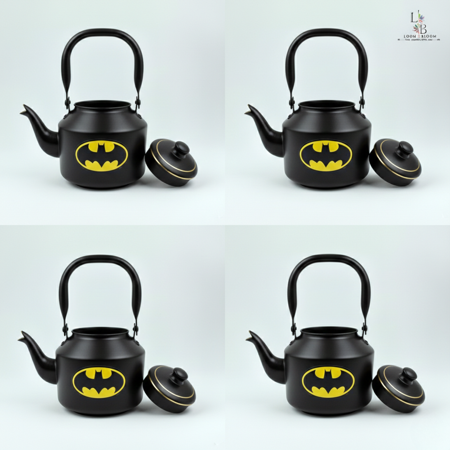 HanPainted Stainless Steel Tea Kettle - Artistic kid room Decorative Batman Tea Pot