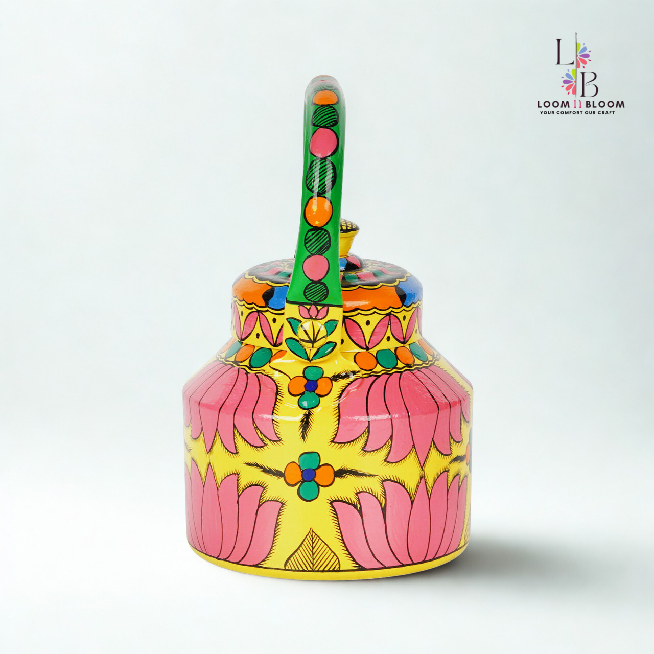 HanPainted  Tea Kettle - Artistic Decorative Floral Tea Pot for Home Kitchen Decor Sarover Art
