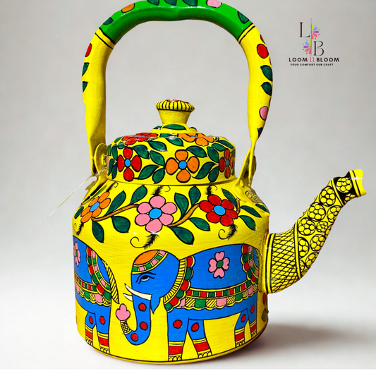 HanPainted Stainless Steel Tea Kettle - Artistic Decorative Floral Tea Pot for Home Kitchen Decor (Copy)