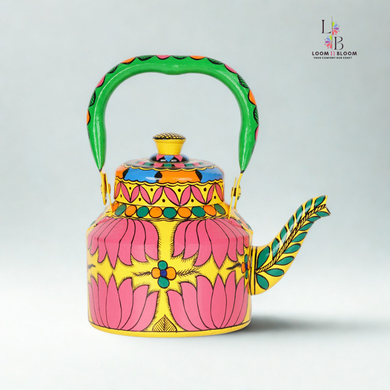 HanPainted  Tea Kettle - Artistic Decorative Floral Tea Pot for Home Kitchen Decor Sarover Art