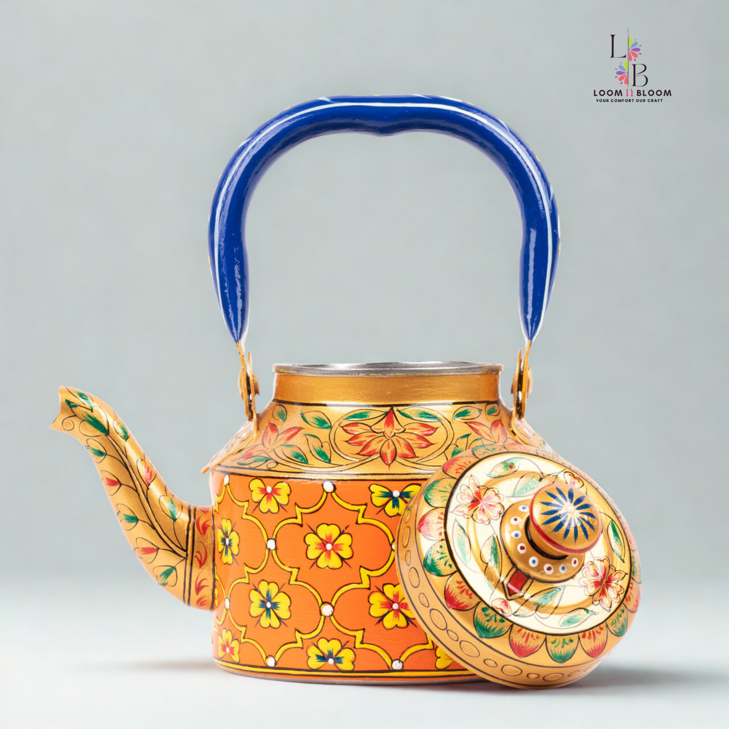 HanPainted  Tea Kettle - Artistic Decorative Floral Tea Pot for Home Kitchen Decor Kari Art (Copy)