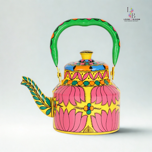 HanPainted  Tea Kettle - Artistic Decorative Floral Tea Pot for Home Kitchen Decor Sarover Art