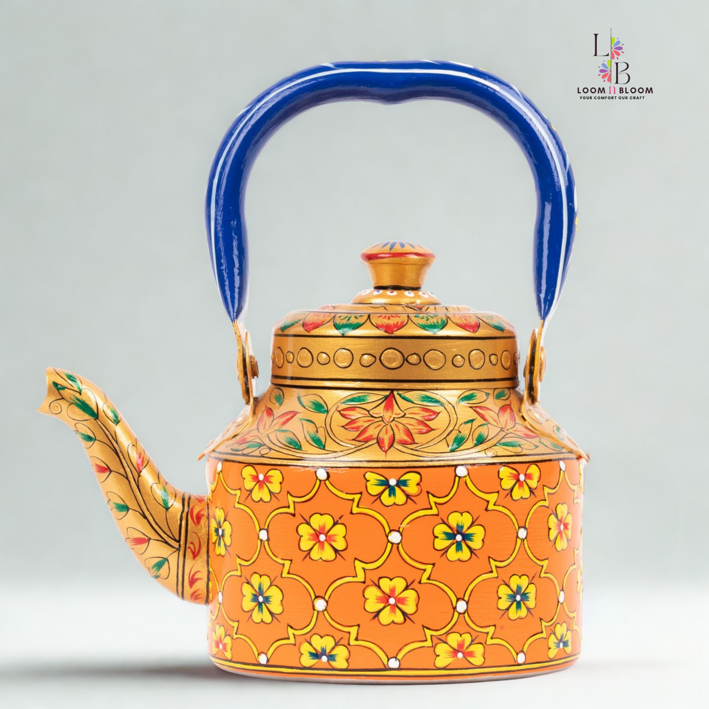 HanPainted  Tea Kettle - Artistic Decorative Floral Tea Pot for Home Kitchen Decor Kari Art (Copy)