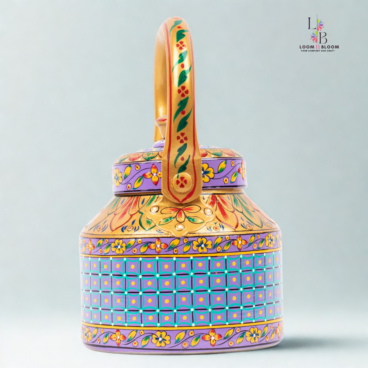HanPainted  Tea Kettle - Artistic Decorative Floral Tea Pot for Home Kitchen Decor Kari Art (Copy)