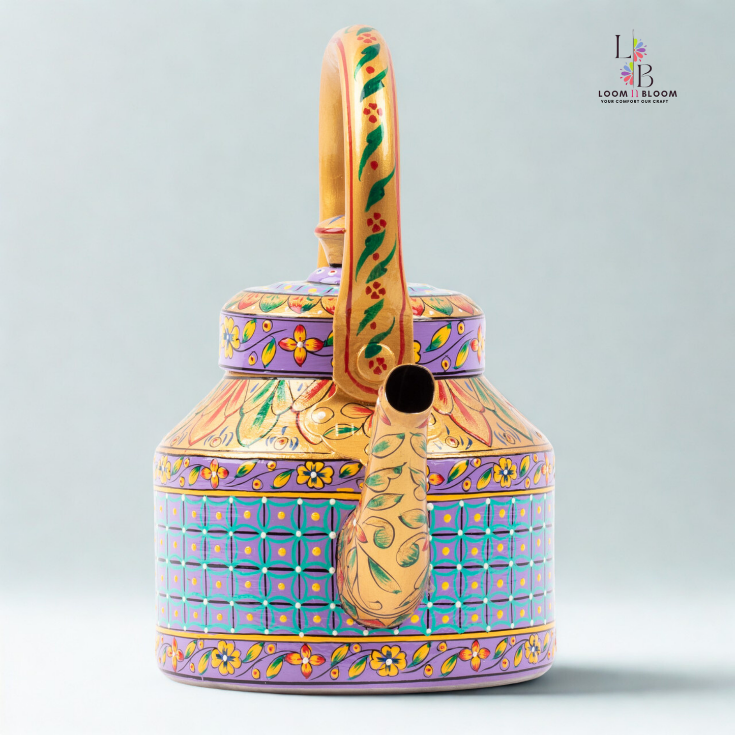 HanPainted  Tea Kettle - Artistic Decorative Floral Tea Pot for Home Kitchen Decor Kari Art (Copy)